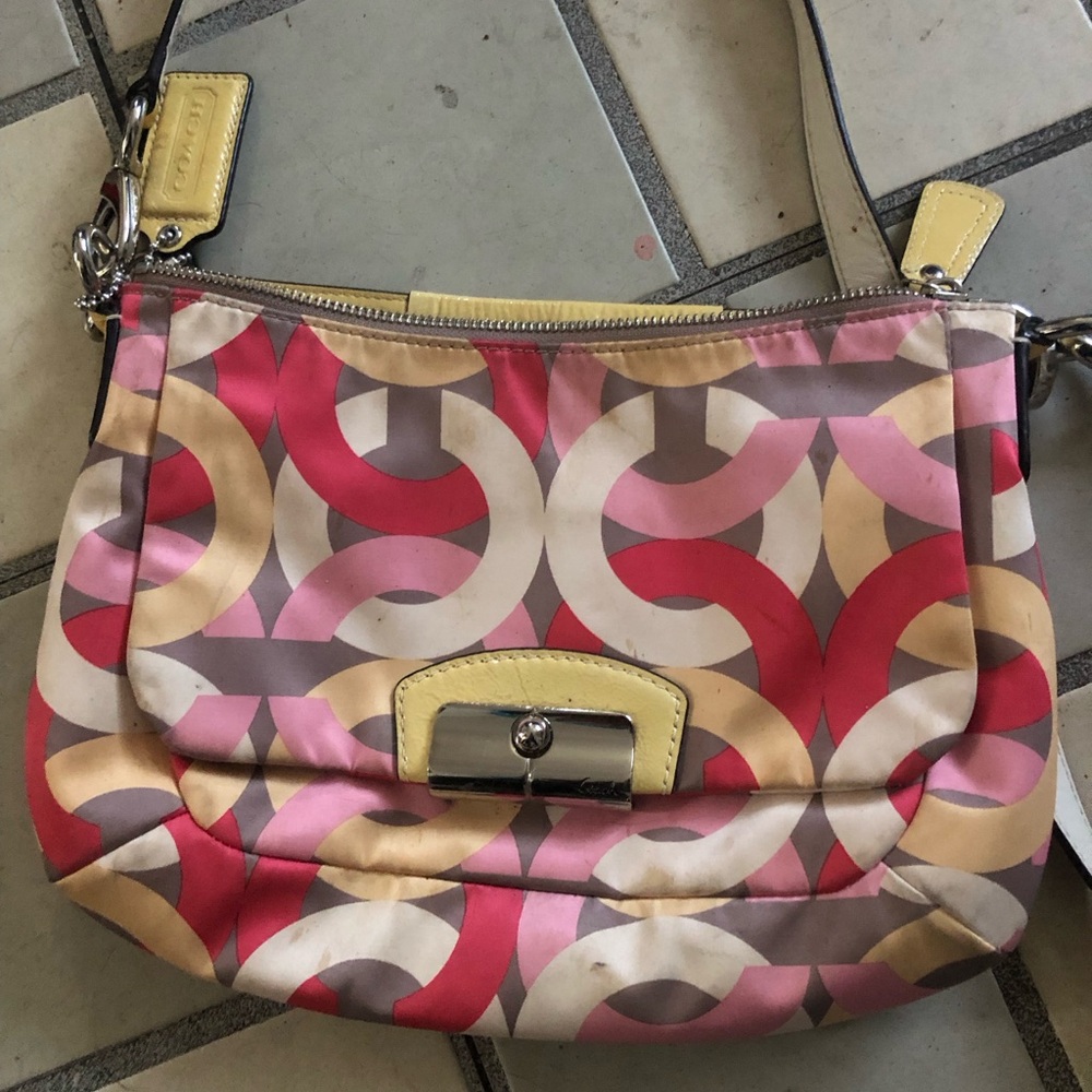 Coach Multicolor Patterned Women's Bag
